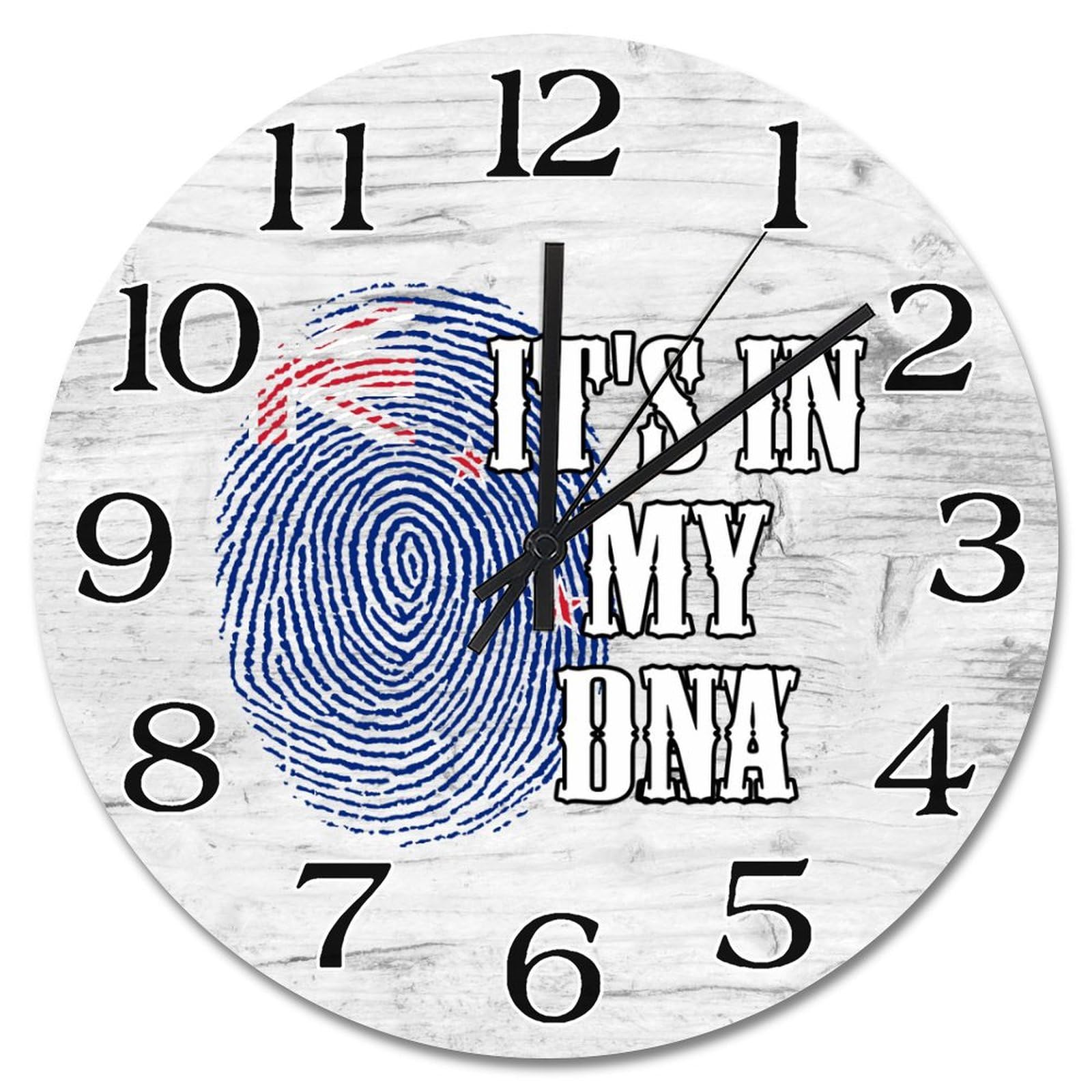Horloge murale Nouvelle-Zélande anti tic-tac pour régler les problèmes d'insomnie