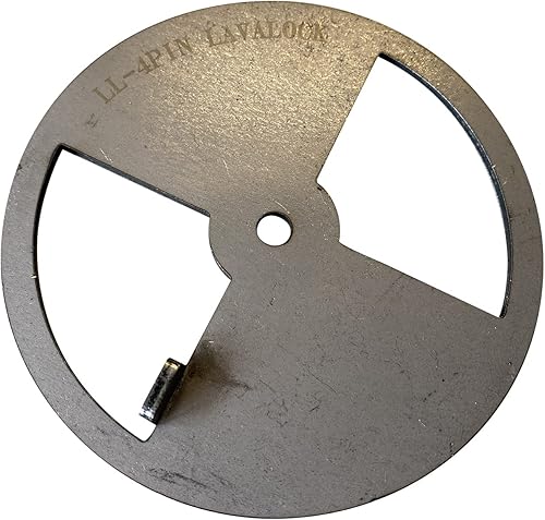 LavaLock Smoker Pinwheel - Parrilla de ventilación para barbacoa acero 4 6 8 12 4 pulgadas de diámetro
