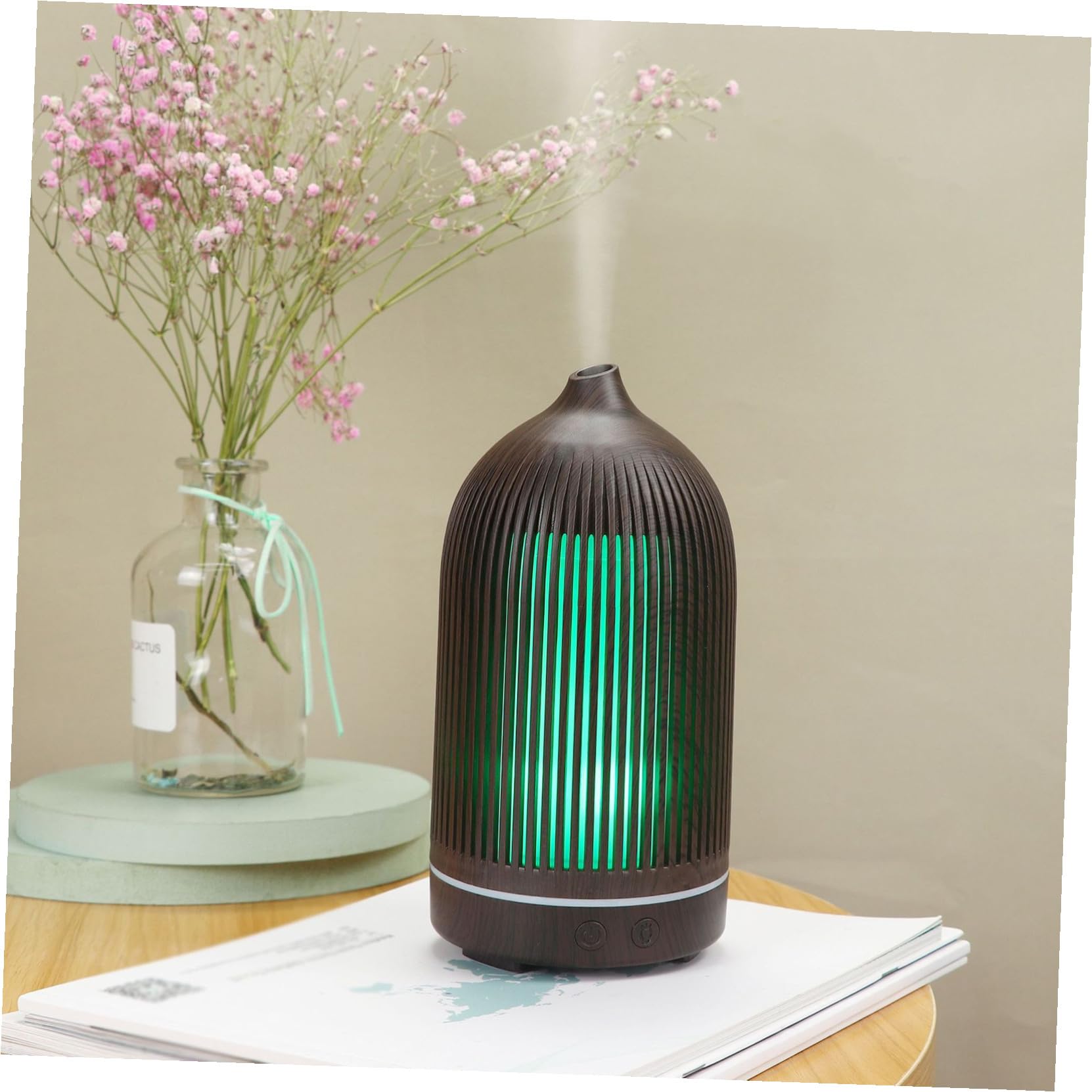 Difusor de Aroma USB 5v Mini Humidificador de Mesa Negro