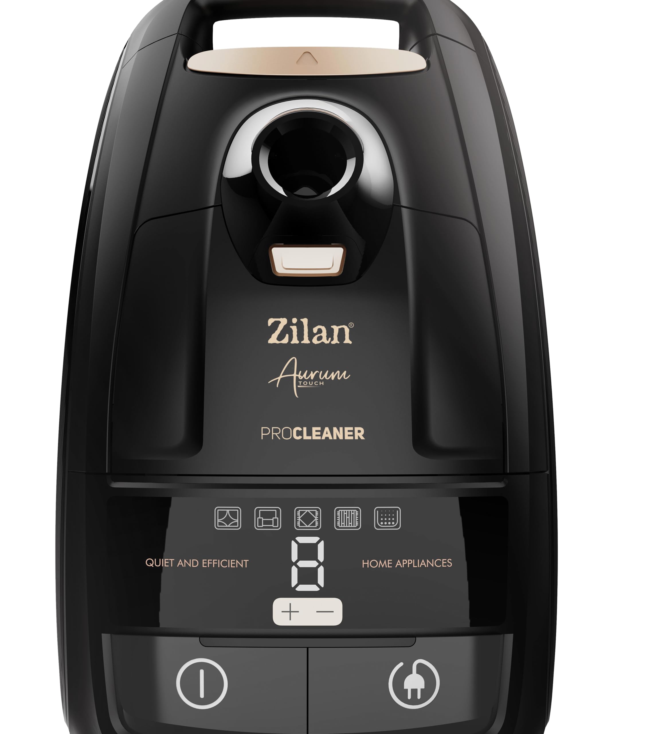 Zilan Aspirateur Traîneau 2400 W, Noir et Or