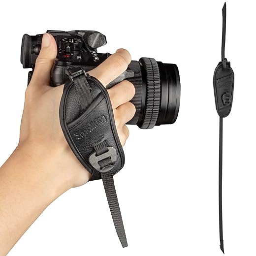 SMALLRIG Camera Cage Wrist Strap, Hand Strap with Quick Adjustable and Detachable Design Secure Grip for Camera Cage Camera Handle and L Bracket - 3848