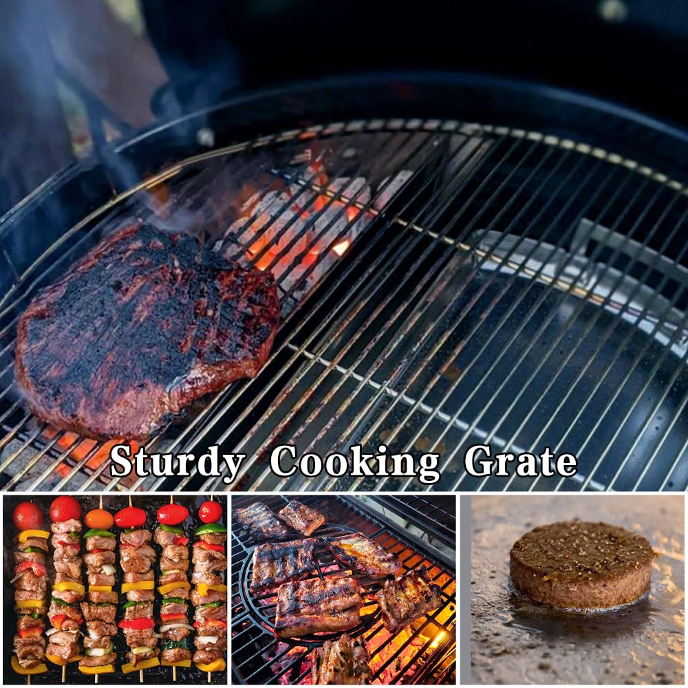 Edelstahl Grillrost Rund 30cm - Ersatzrost Für Kugelgrill & Camping