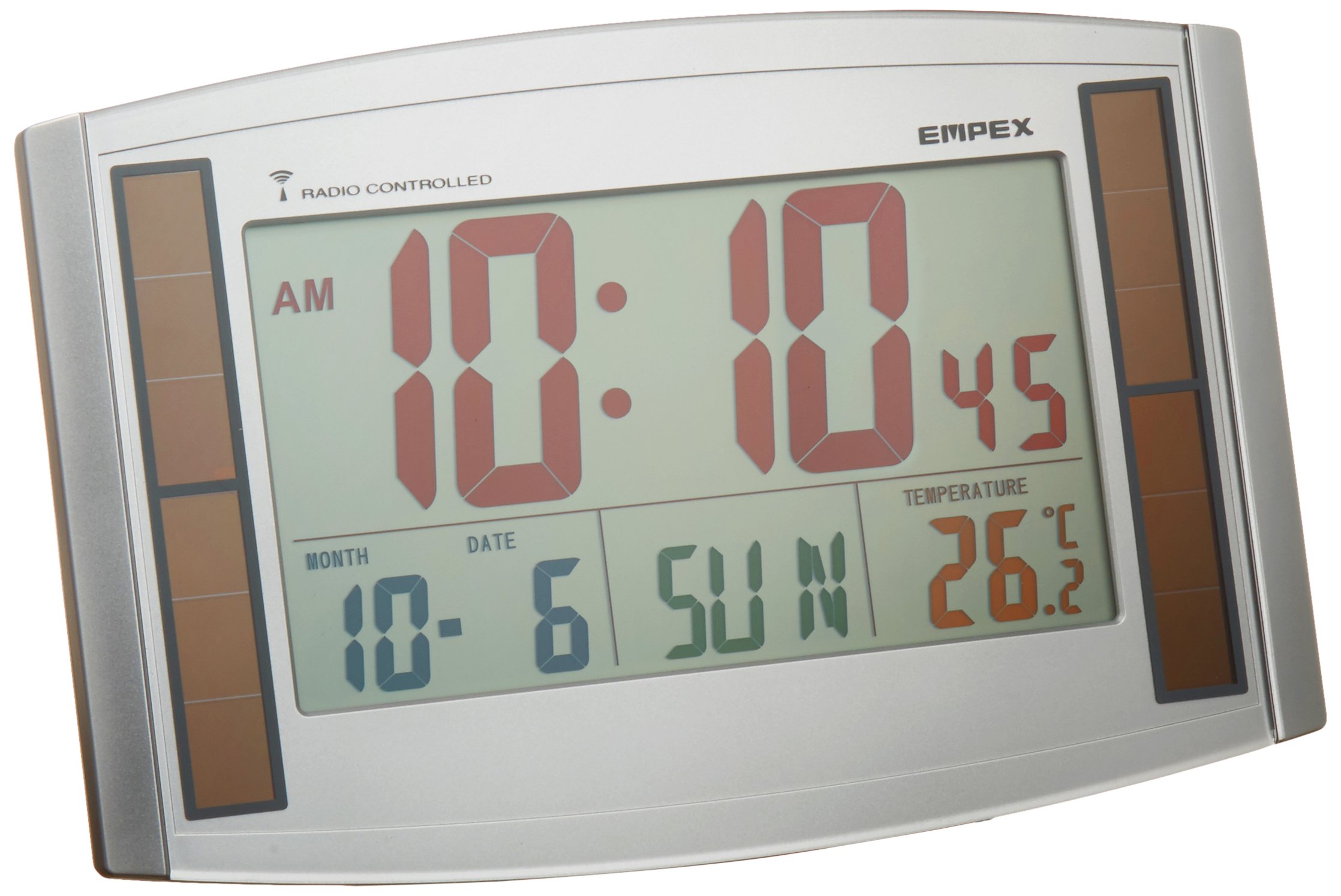 EMPEX (エンペックス) カラー電波時計・ソーラーエコ 置掛兼用 LC-821 シャ(中古品) Amazon.co.jp: EMPEX (エンペックス) カラー電波時計・ソーラーエコ