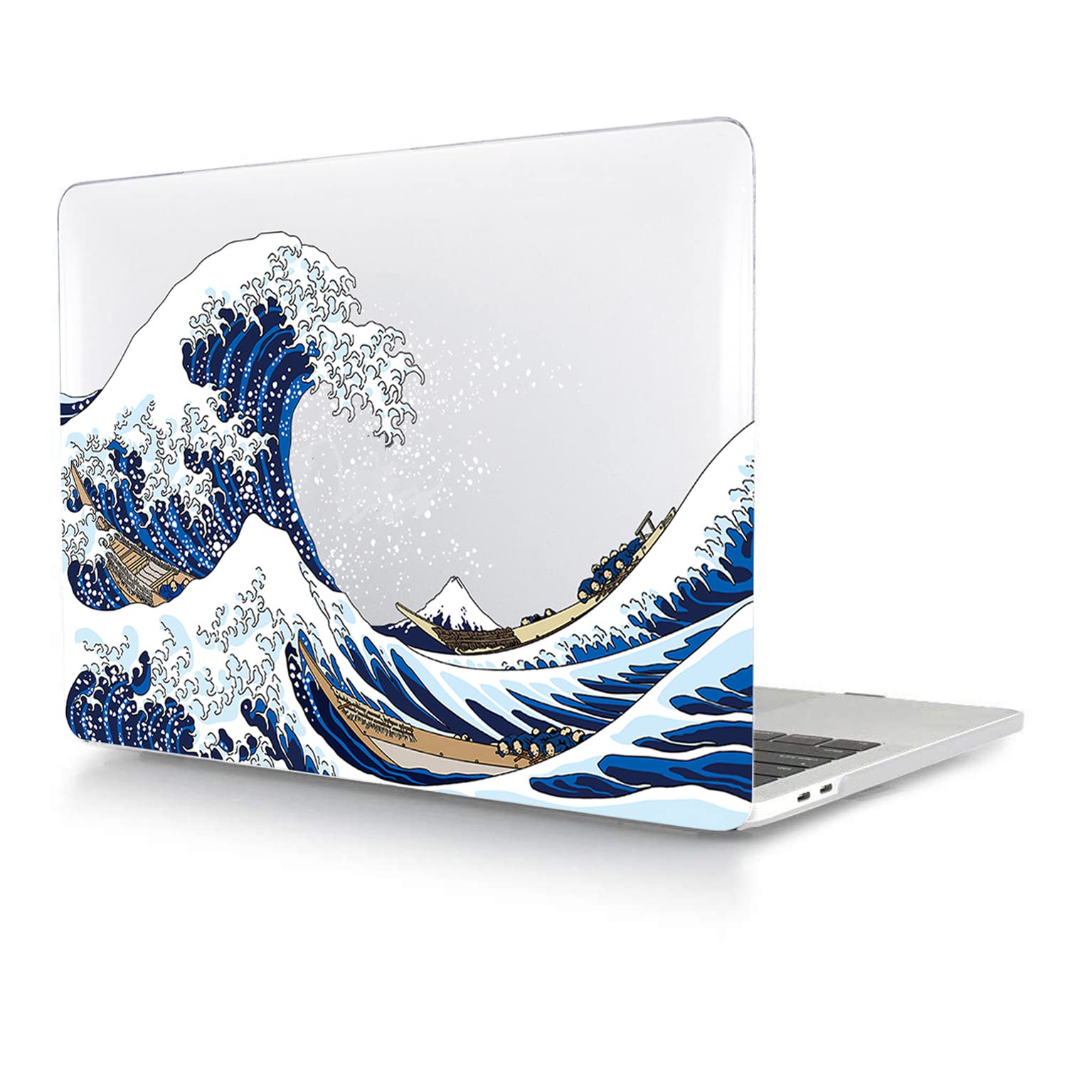 Coque Compatible avec MacBook Pro 16 Pouces A2141 avec Touch Bar et Touch ID Version de 2020 2019, Housse Étui Rigide de Protection Mat en Plastique, Vague de mer