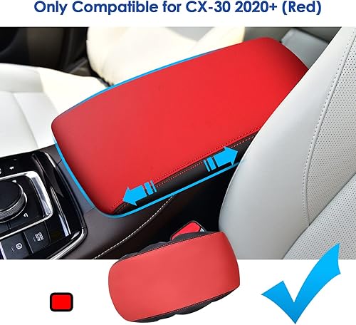 Miniatura 2 de Coleya Funda para reposabrazos CX-30 2020 2021 2022 2023 para Mazda CX-30 2023 CX-30 Funda de consola central 2022 Cómodo protector de reposabrazos