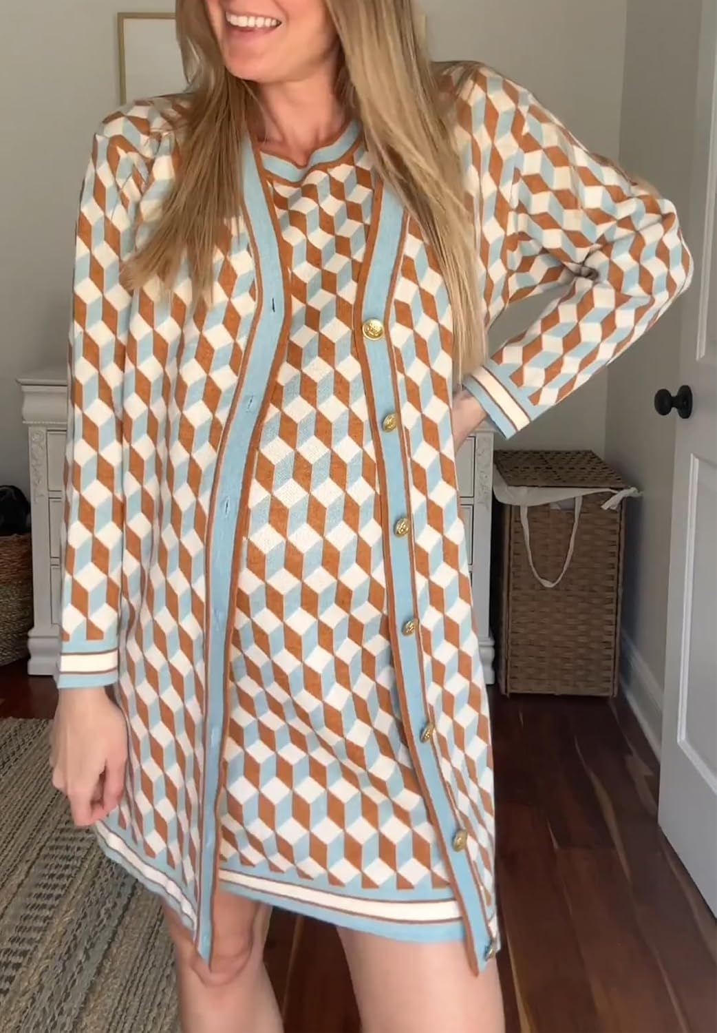 Kedera Womens Sleeveless Sweater Dress 2025 Crewneck Knitted Business Casual Winter Dress Old Money Holiday Party Outfit - Image 3