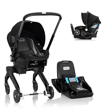 Shyft DualRide Infant Car Seat and Stroller Combo Beaufort Black