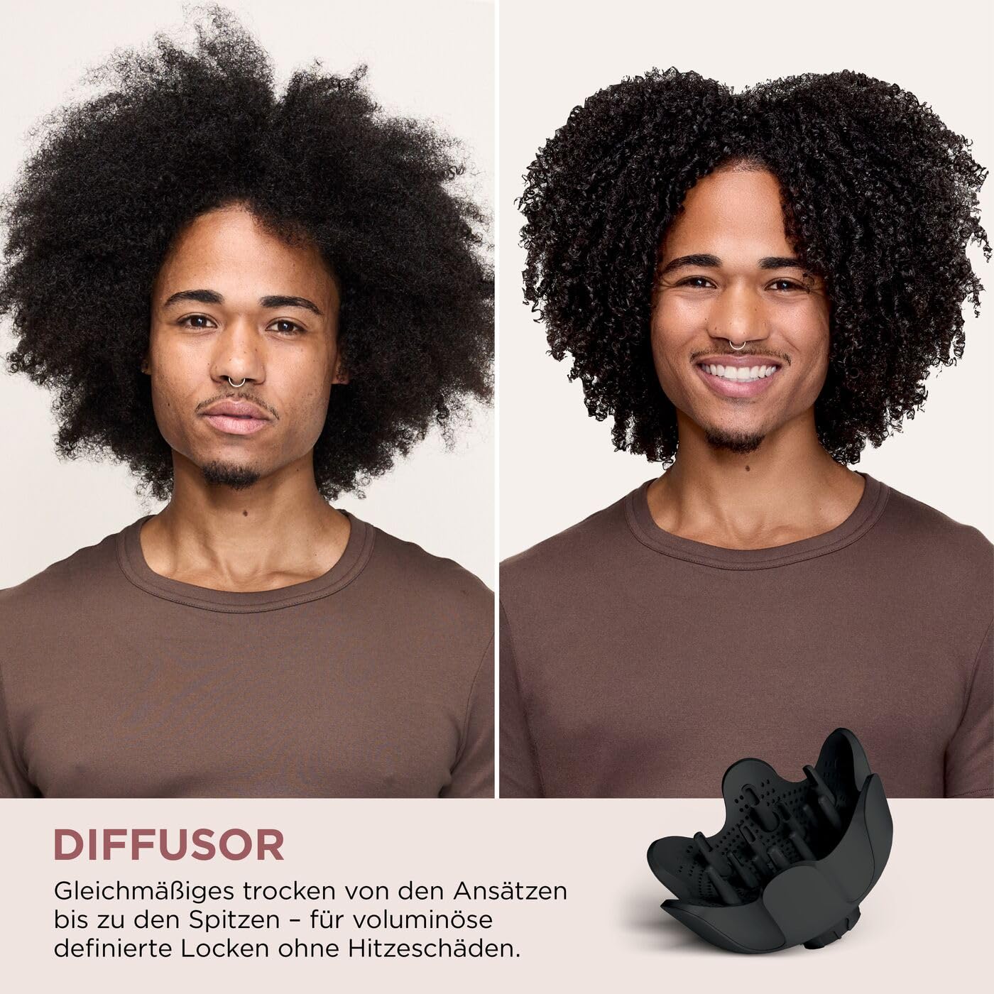 Shark SpeedStyle Hochgeschwindigkeits-Haartrockner-System, kompakt & leistungsstark, Kopfhaut-Schutzmodus, für alle Haartypen, mehrere Styling-Aufsätze