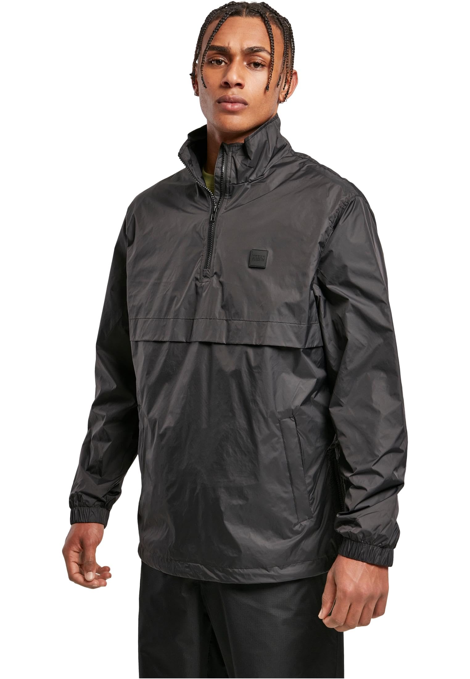 Urban Classics Herren Stand Up Collar Pull Over Jacket