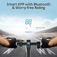 Vista 31 de Patinete eléctrico – Neumáticos sólidos de 8.5"/10", motor de 350 W/500 W, hasta 19-22 MPH y 21-24 millas de largo alcance portátil para adultos