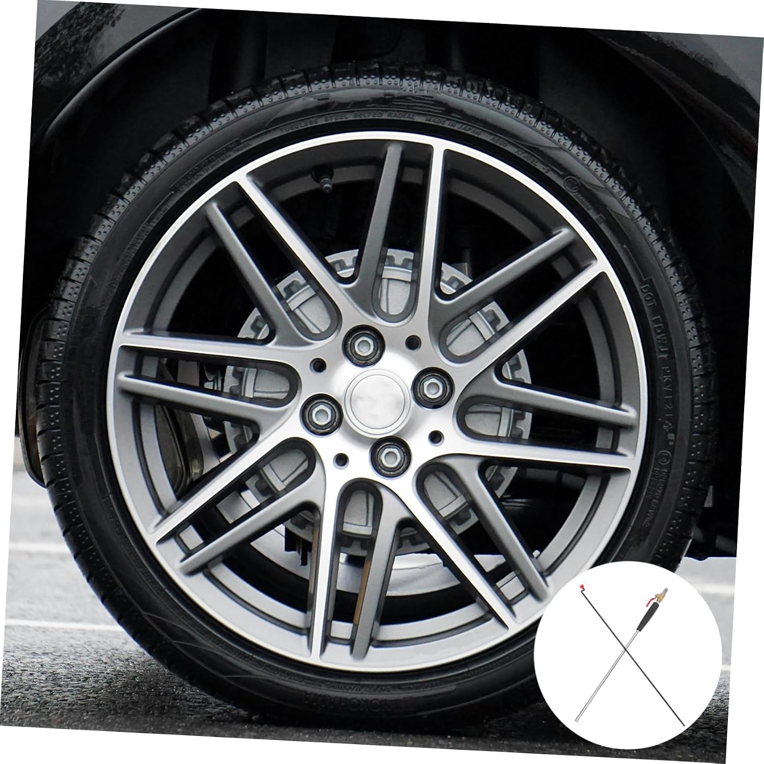 Outanaya Tire Chuck Air Chuck for Car and Truck Tires Durable Pneumatic Tire Inflator Nozzle Compact and Portable Design for Easy Carrying Reliable Inflation Tool for Various Scenarios