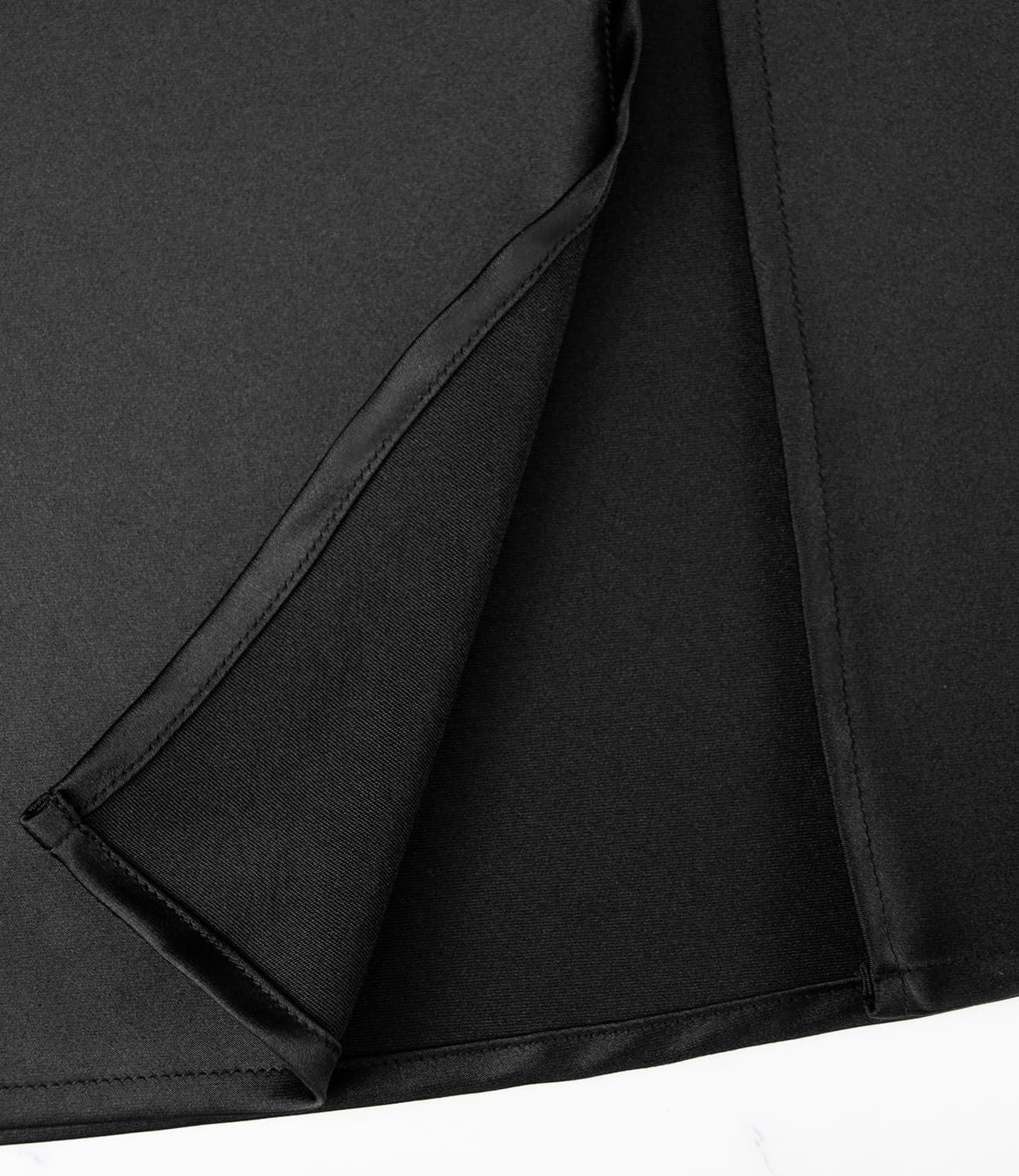 Women's Satin Maxi Skirt Silk High Waisted Side Slit Hidden Elastic Waistband Leopard Print Casual Long Skirts for Women - Image 8