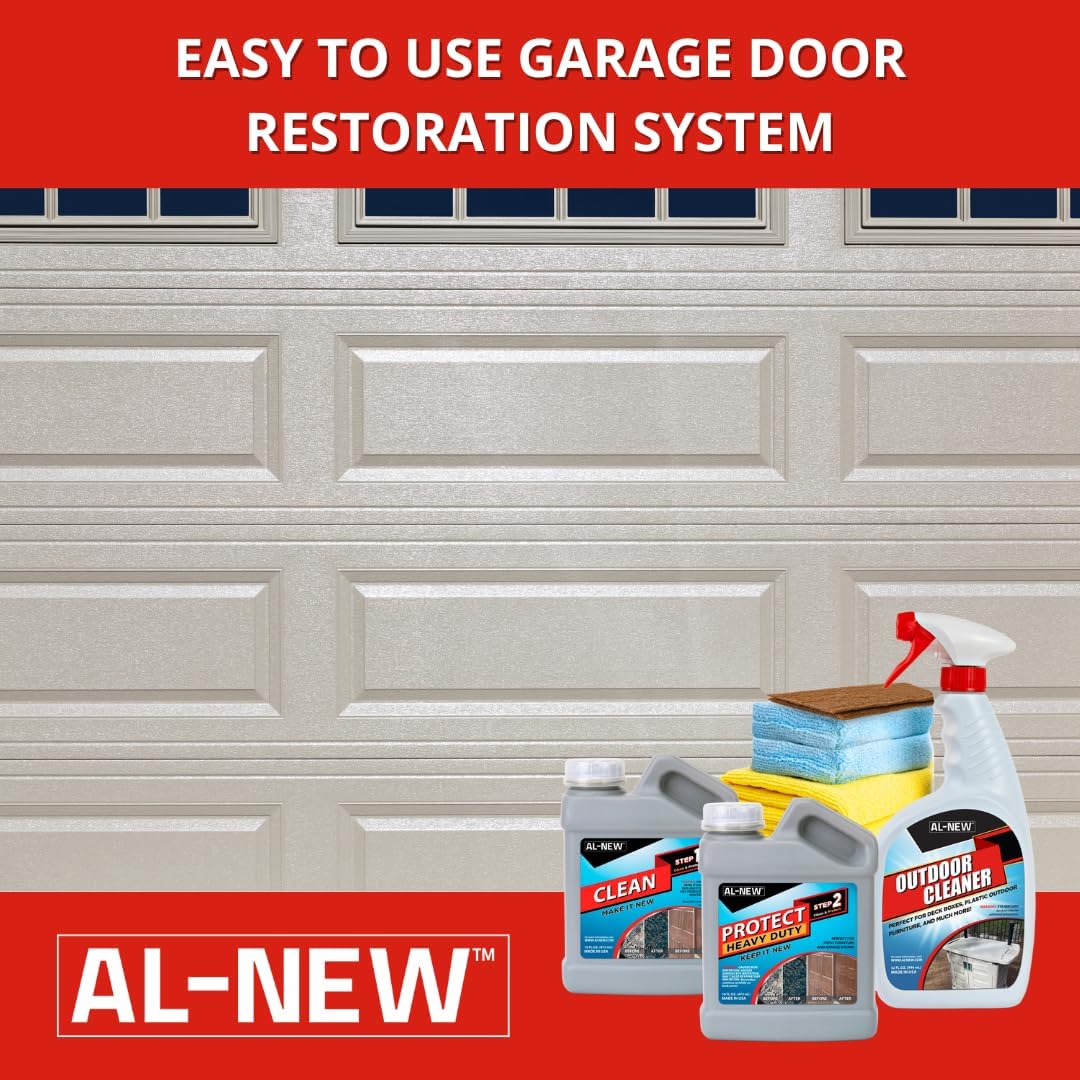 AL-NEW Garage Door Restoration System | Easily Clean, Restore, & Protect Your Garage Door