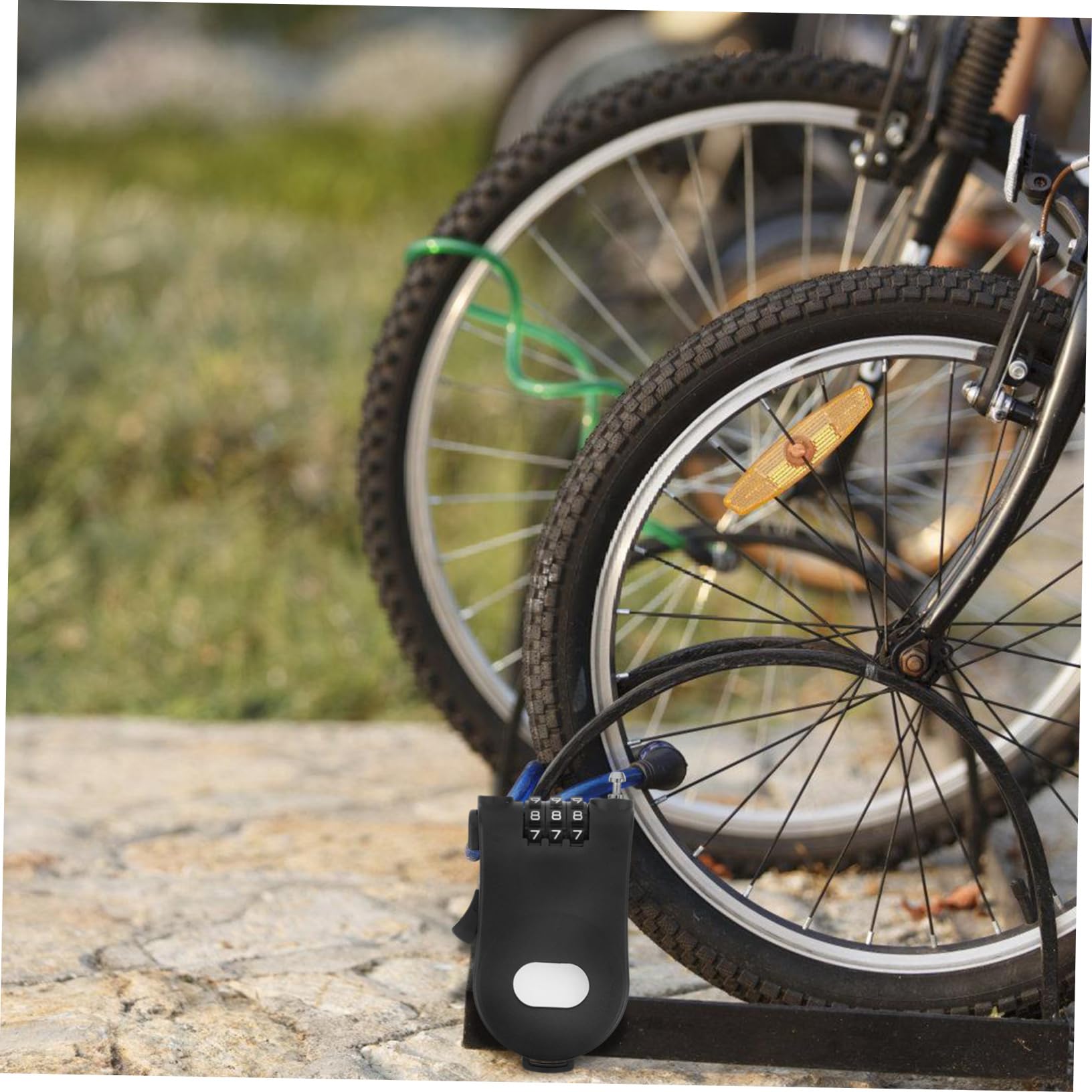 HANABASS 5pièces Cadenas De Sécurité Pour Snowboard Et Vélo Verrou Rétractable Vol Pour Équipements Hiver Et Trolleys Compact Et