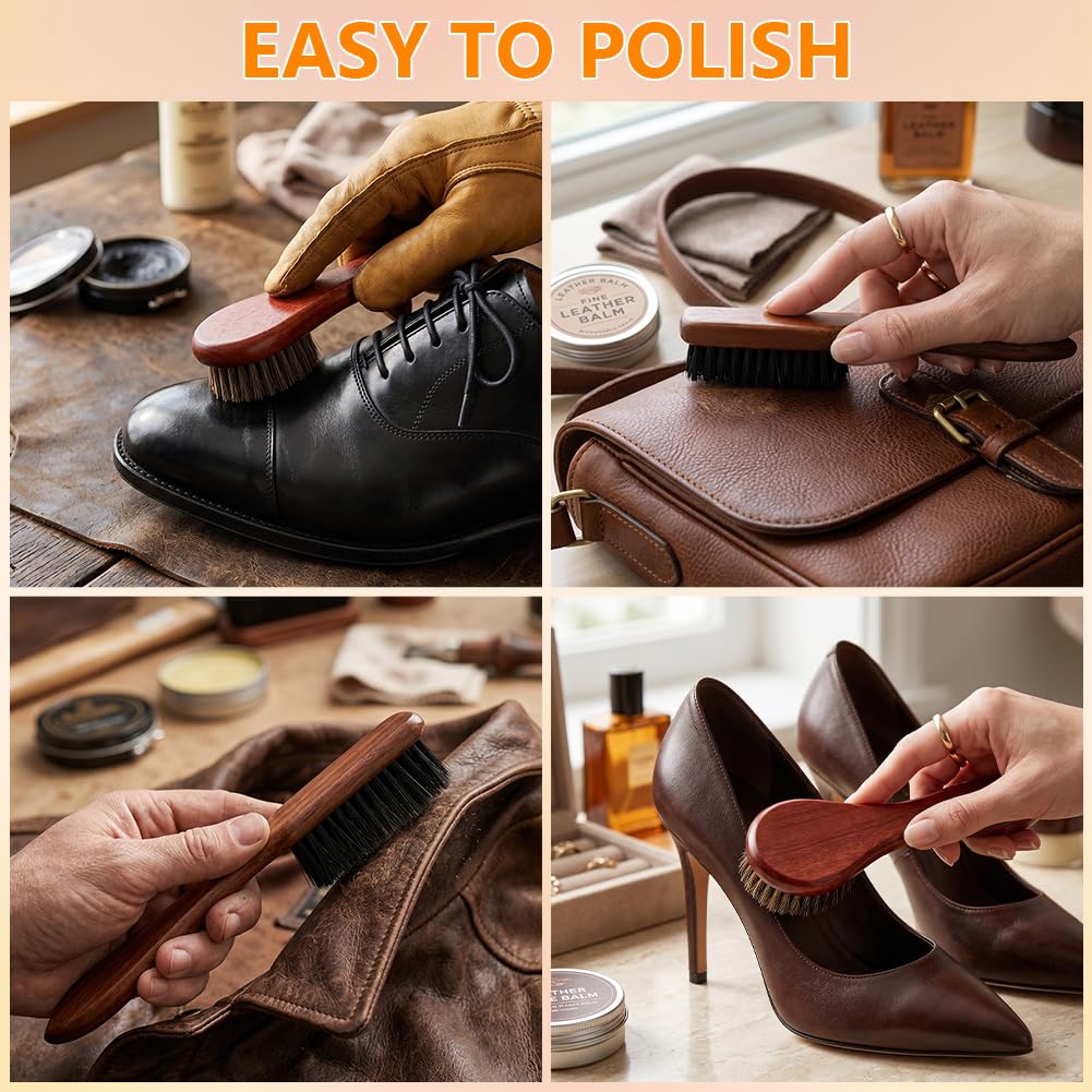 szczotki do zamszu, zestaw 5 szczotek do butów, szczotki do nubuku na buty i buty, zestaw do czyszczenia obuwia z gąbką do polerowania, miękkie szczotki do polerowania, przywracają fakturę