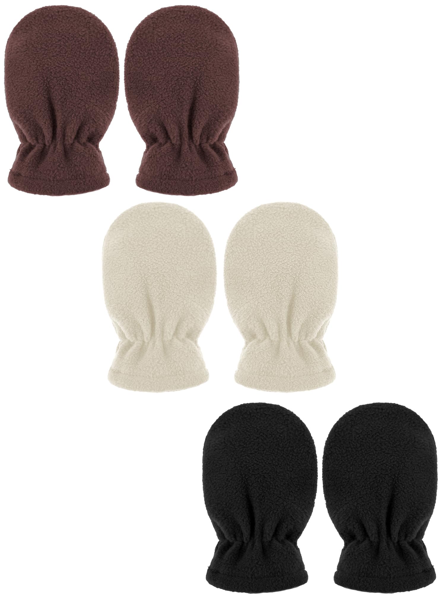 2 Muffole Per Neonati A Forma Di Orso – In Lana D'agnello Con Cordino, Calde, Per 12-48 Mesi, Ragazzi E Ragazze