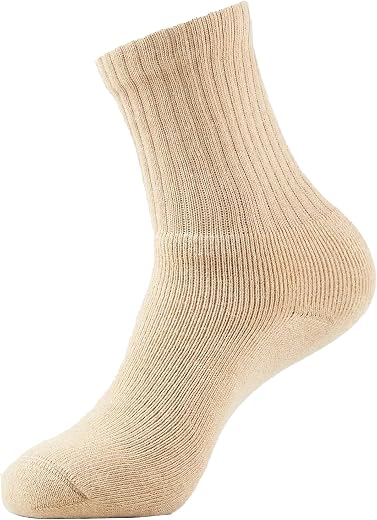 Jockey 7035 Men's Compact Cotton Terry Crew Length Socks With Stay Fresh Treatment
