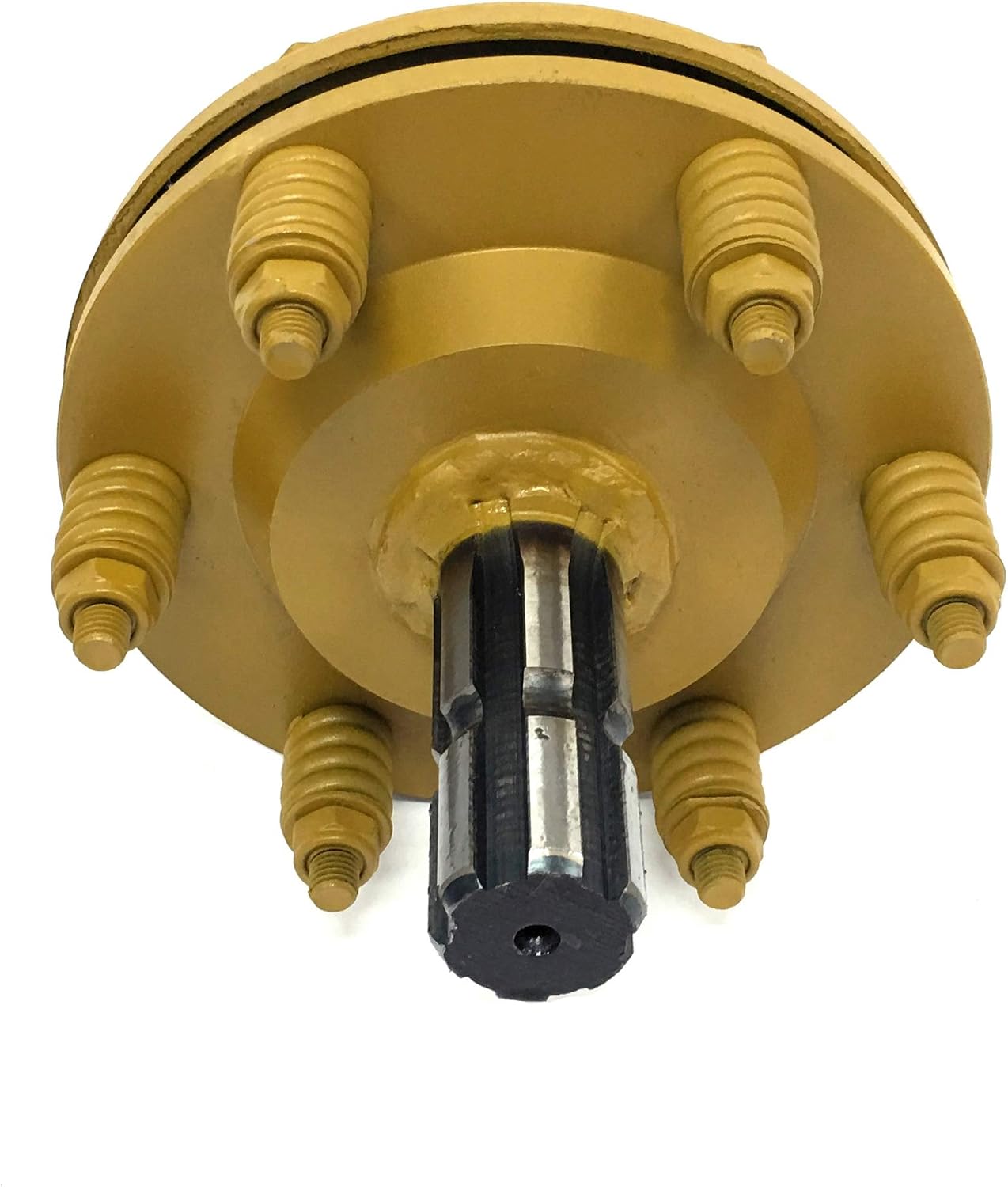 PTO Slip Clutch 1-3/8" X 6 Spline Quick Release & Spline Clamp End to Tractor Shaft Driveline for Rural King Country Way Rotary Tiller Shaft