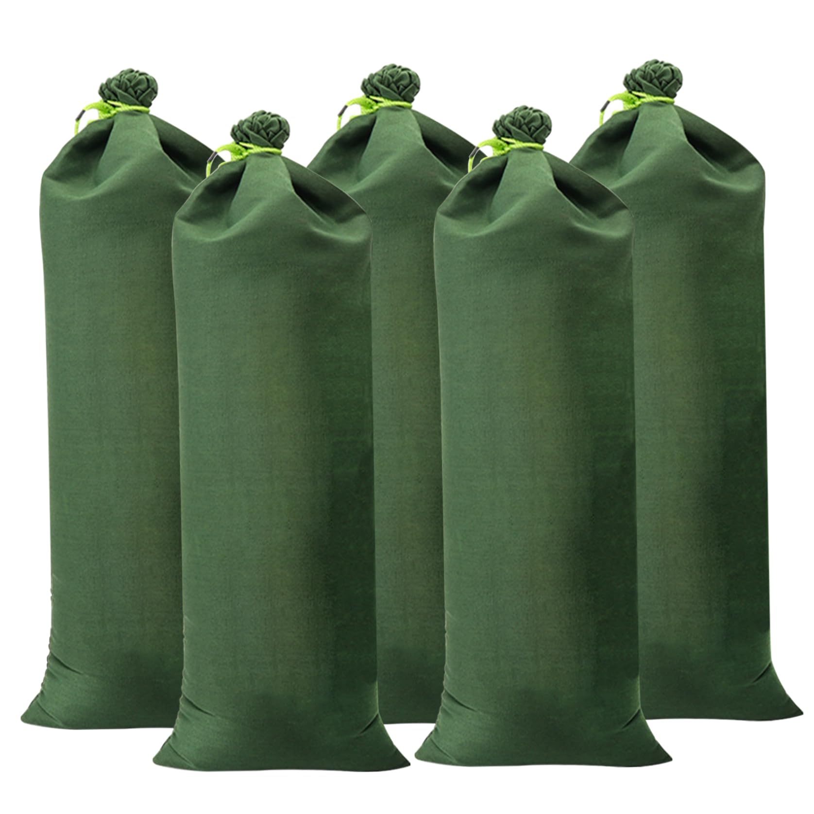 Sacs de sable inondation en toile épaisse - Protection durable 5pcs