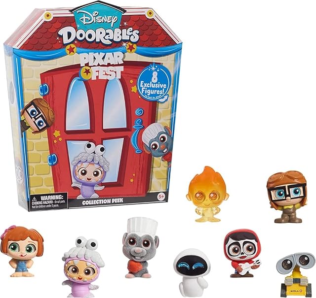 Disney Doorables Pixar Fest Collection Peek, Officially Licensed Kids Toys for Ages 5 Up