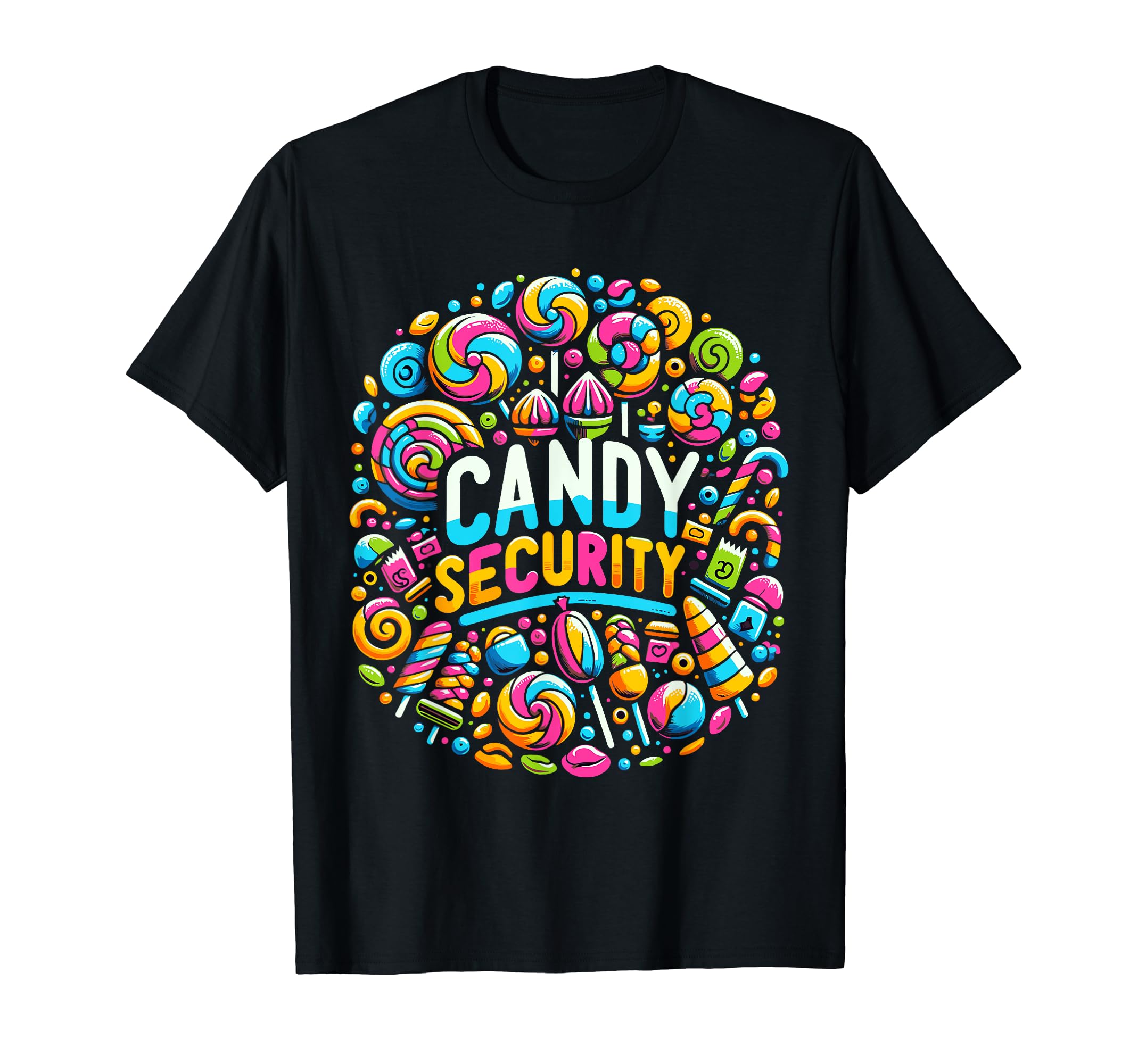 Candy Security Design Co.Candy Security Funny Candy Land Costume Candyland Party T-ShirtOEKO-TEX STANDARD 100