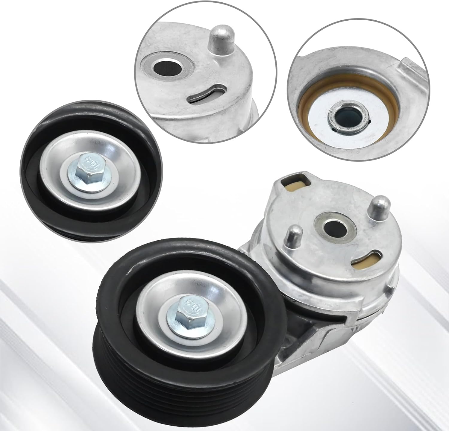 38382 Drive Belt Tensioner Pulley Assembly Kit, Replacement for Dodge Ram 1500 2500 3500 2003-2008 (5.7L V8 Engine Only), Replaces 89325 49374 53032130AC