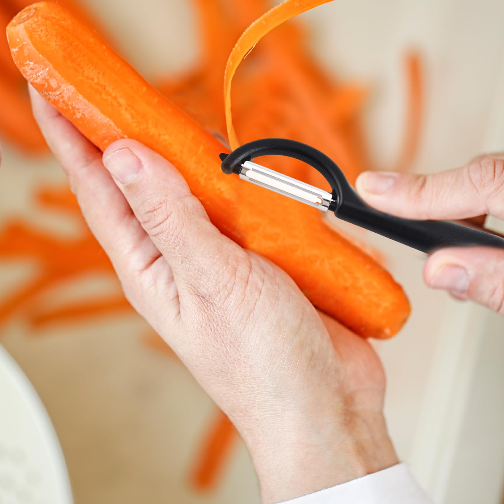 P-Schäler Set Mit 2 Ersatzklingen - Sparschäler Für Gemüse & Obst, Spülmaschinenfest