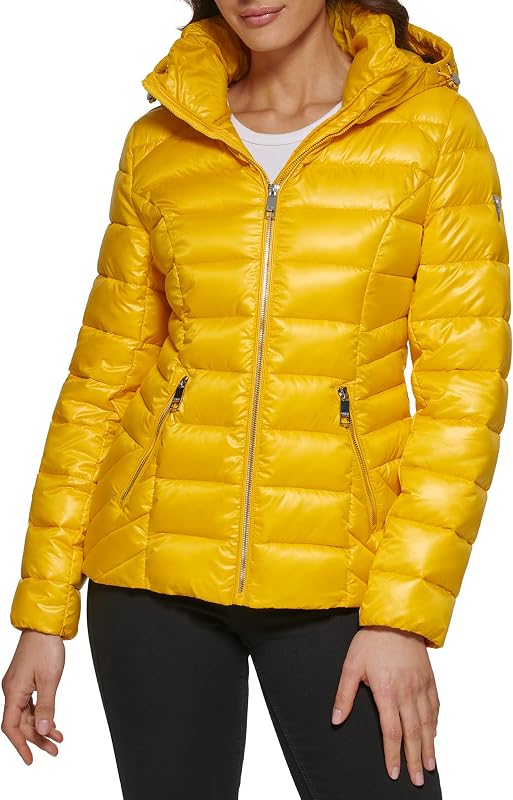 GUESS Chaquetas de Otoño para Mujer, campera Acolchada, Chaquetas Acolchadas para Mujer