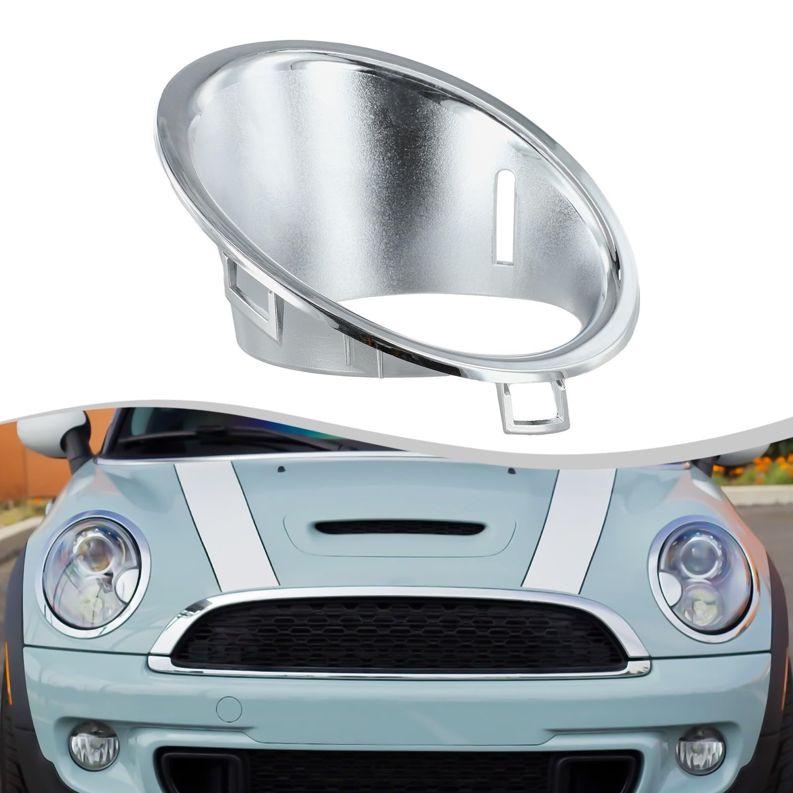 Copertura per fendinebbia per paraurti anteriore sinistro per Mini Cooper R55 R56 R57 Pre-LCI 2007-11 sostituisce 51112753661 51112753662