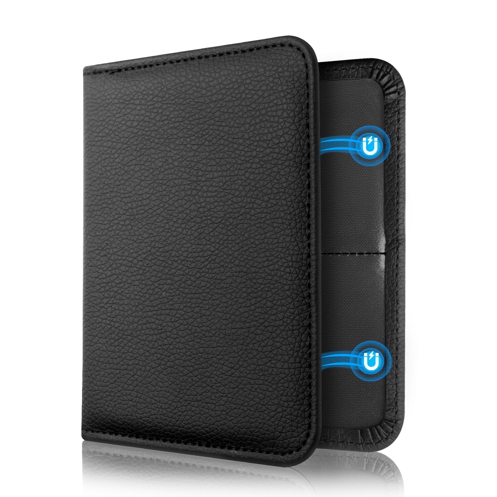 CoBak Kfz Zulassungs Fahrzeugschein Hülle und Versicherungshalter – Magnetverschluss Auto Organizer für das Handschuhfach im, Zubehörtasche für wichtige Dokumente Karten