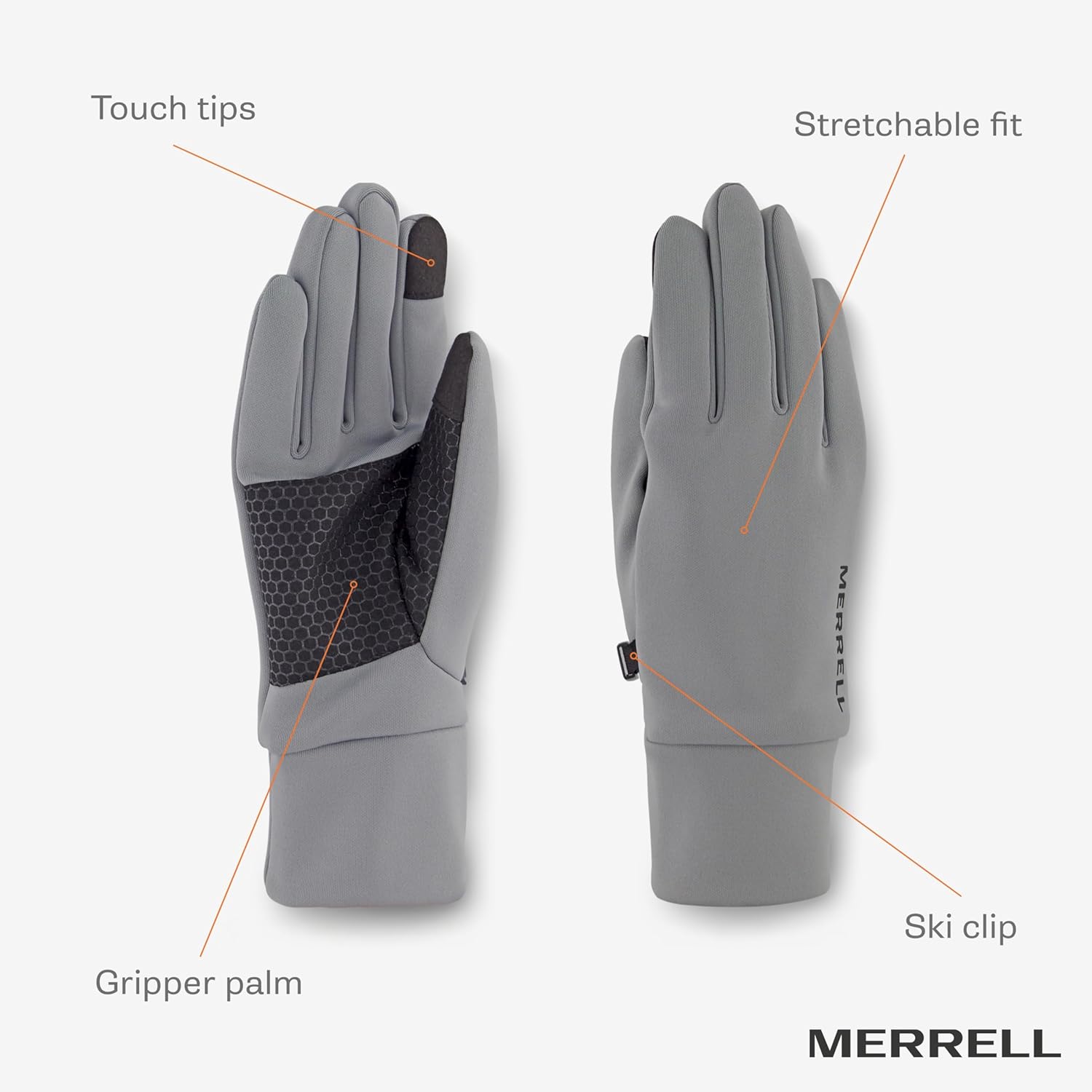 Merrell Womens Frost Womens Power Stretch Glove - Image 5