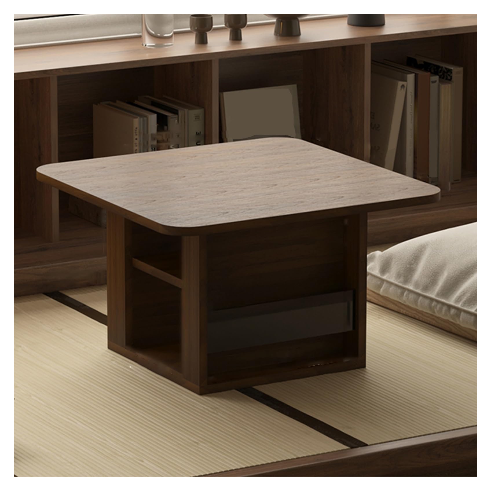 Chambre ordinateur tables basses de sol de style japonais pour petits espaces