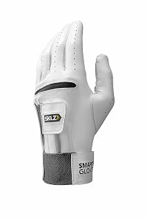 SKLZ Men's Smart Left Hand Golf Gloves, Extra Large (White)