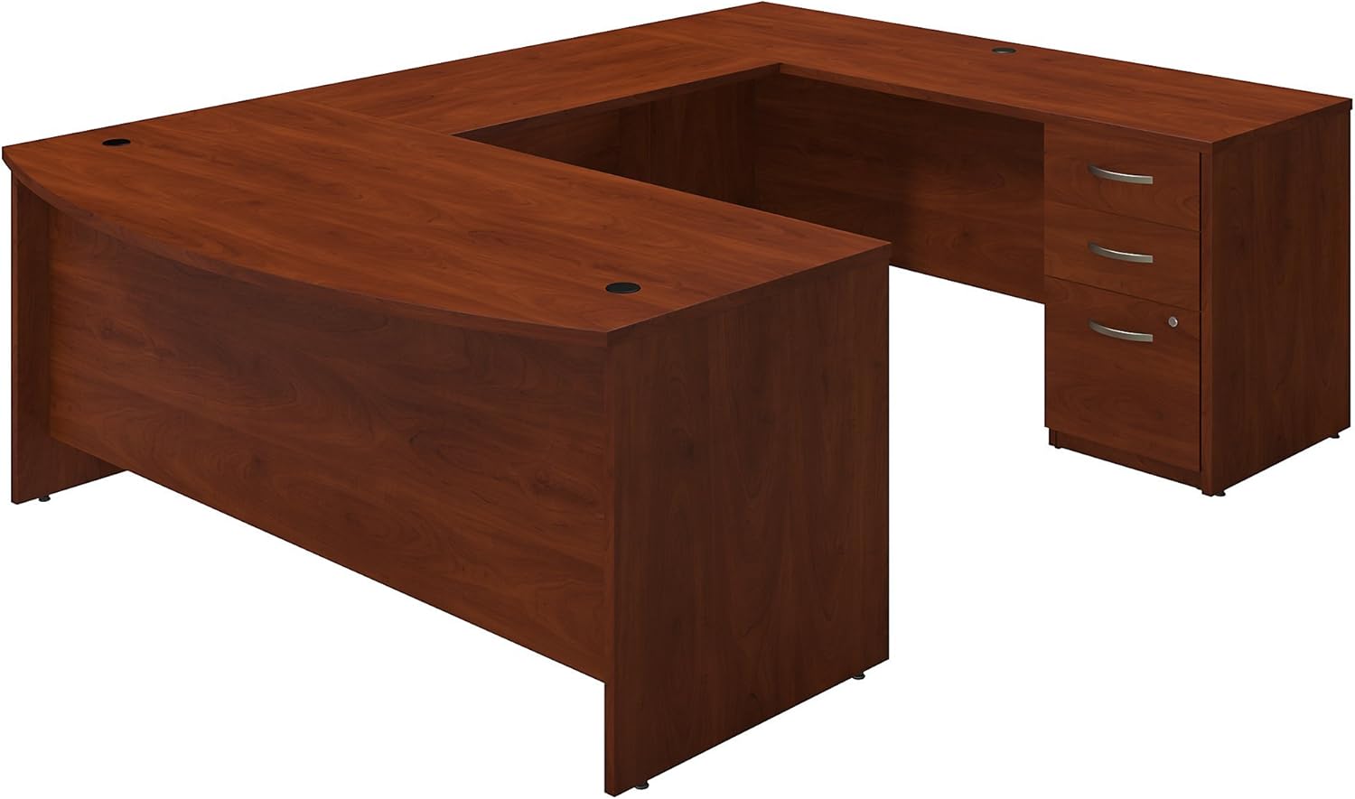 Bush Business Furniture Series C Elite 72W x 36D Bow Front