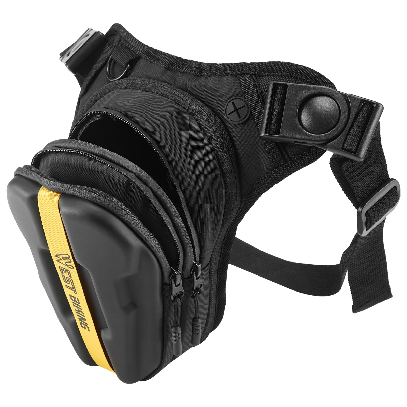 ILM Motorcycle Tank Bag Magnetic Drop Leg Bag for Men Women Muti-functions Waist Thigh Bags for Outdoor BTL2