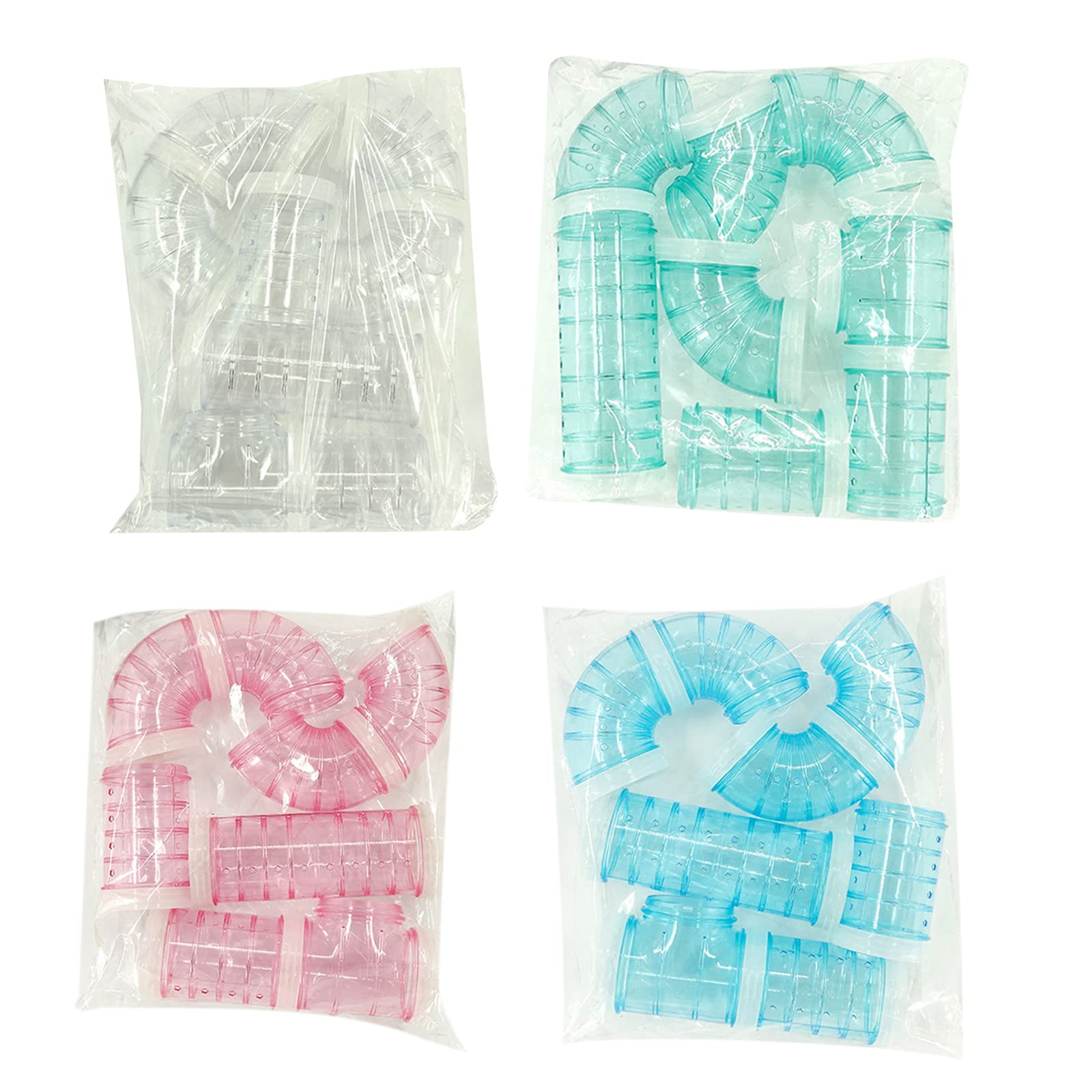 Kit de tubes pour hamsters - Tunnel de connexion - Jouet pour gerbilles et cochons d'Inde