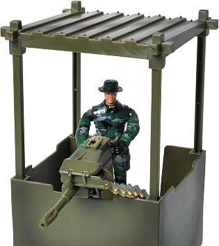 WORLD PEACEKEEPERS from Peterkin | 30cm Military Lookout Tower with Articulated Figures | 1:18 Scale | Action Figures & Accessories | Ages 3+