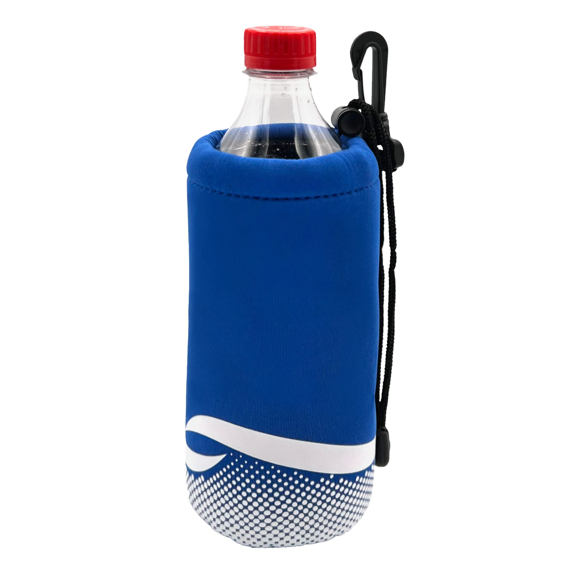 Proactive Sports Neoprene Bottle Holder with Drawstring and Bag Clip for 16-20oz Bottles