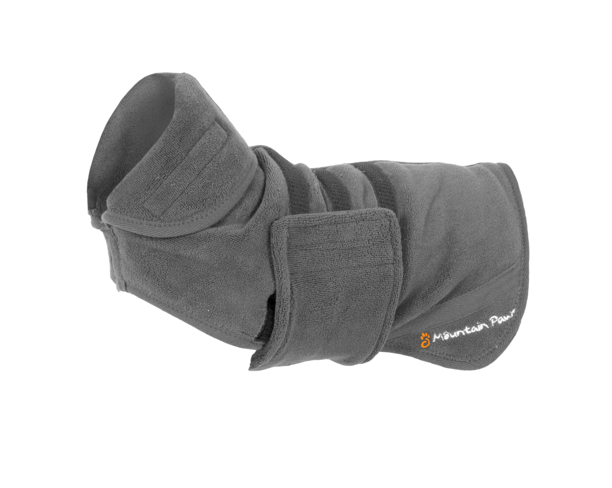 Mountain Paws Peignoir de séchage pour Chien | Peignoir en Microfibre | Peignoir Super Absorbant avec col/Capuche réglable et Sangle Ventrale | Super Doux | Séchage Rapide