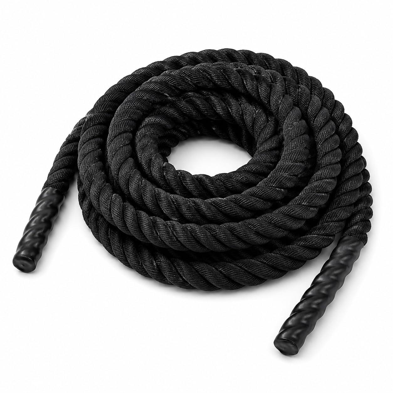 Battle Rope 38mm Heavy Duty Workout Cardio Rope for Gym Strength Training, Sled Pull, HIIT, Endurance, Indoor & Outdoor Fitness – 6M, 9M, 12M (6M)