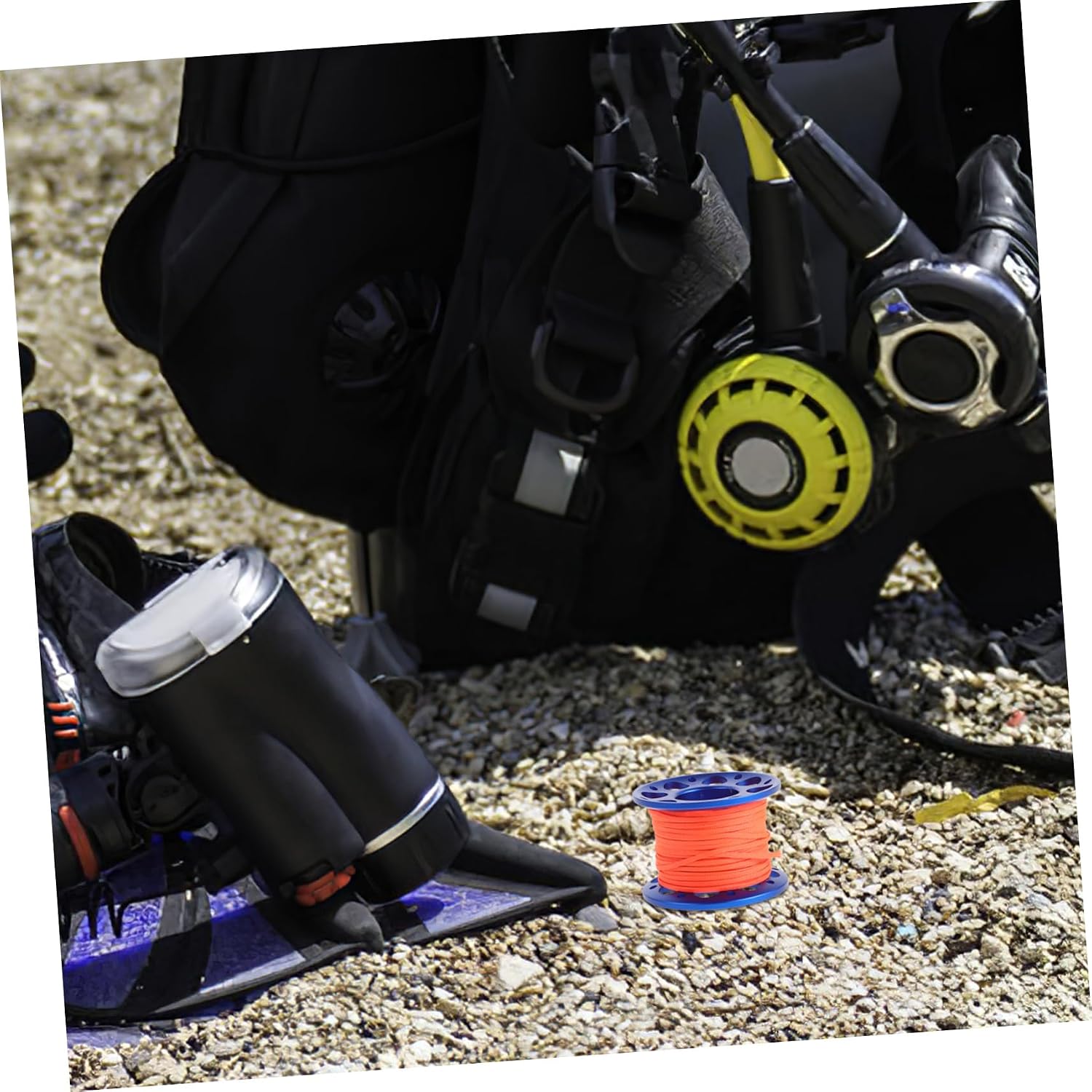 Hemoton 1set Diving Spool Line Scuba Diving Tool Rope for Underwater Activities Snorkeling and Surfing Lightweight and Accessory
