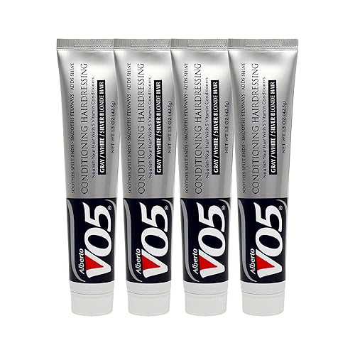 Alberto VO5 Acondicionador de peluquería - Cabello rubio plateado gris blanco - Acondicionador suaviza el encrespamiento y mejora la vitalidad del