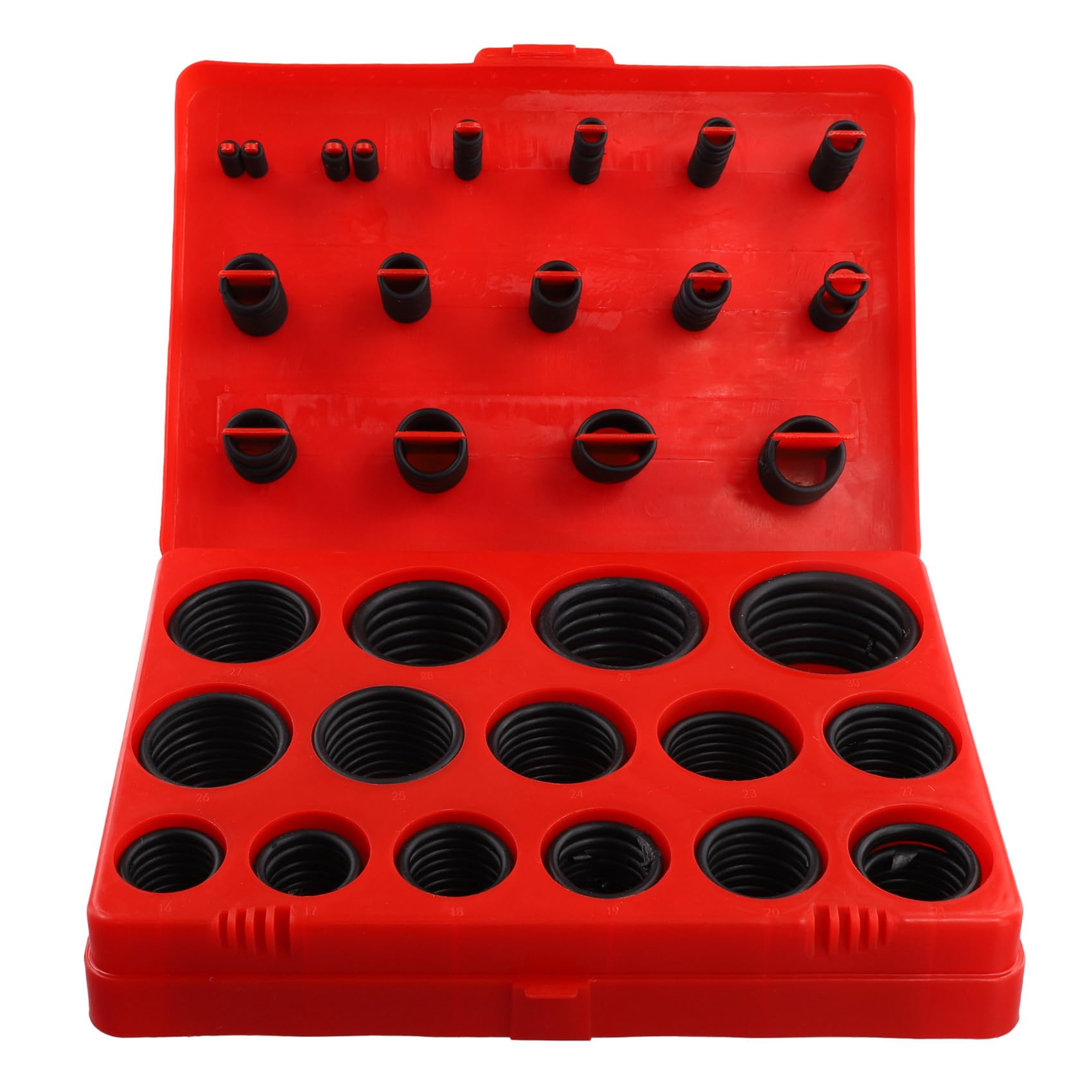Littimoon 347PCS Rubber O-Ring Assortment Kit Buna-N Gasket Sealing Replacement O-Rings for Plumbing Faucet Repair