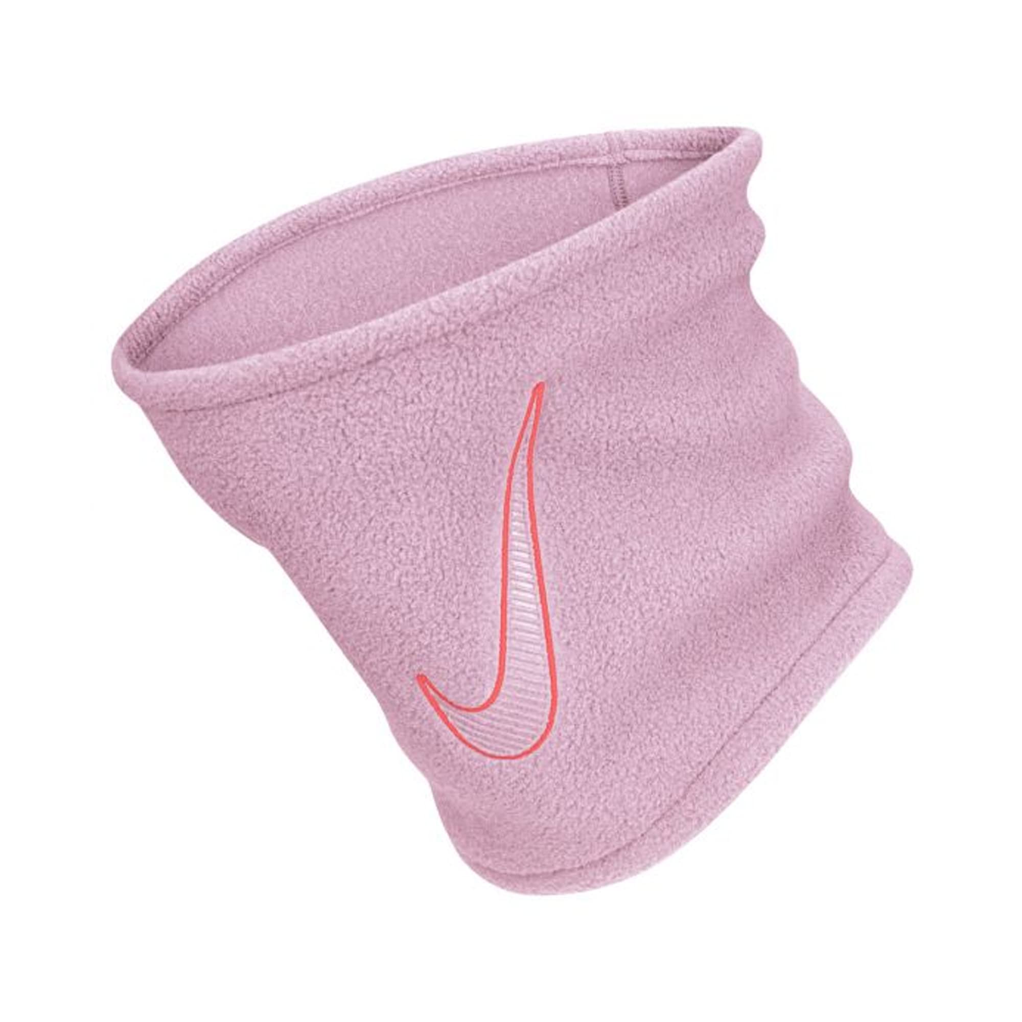 NIKE Fleece Neck Warmer (One Size) (Soft Pink/Bright Crimson)
