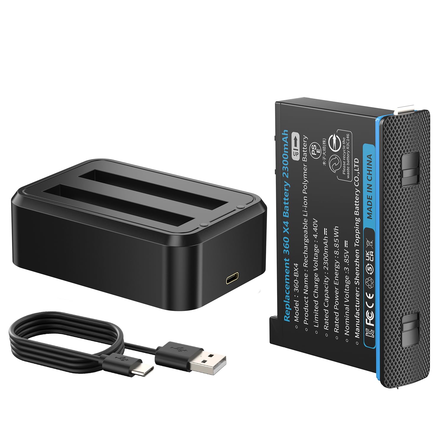 Batterie Li-ion 2800 mAh de remplacement pour GEOMAX Stonex R6, Zoom 20