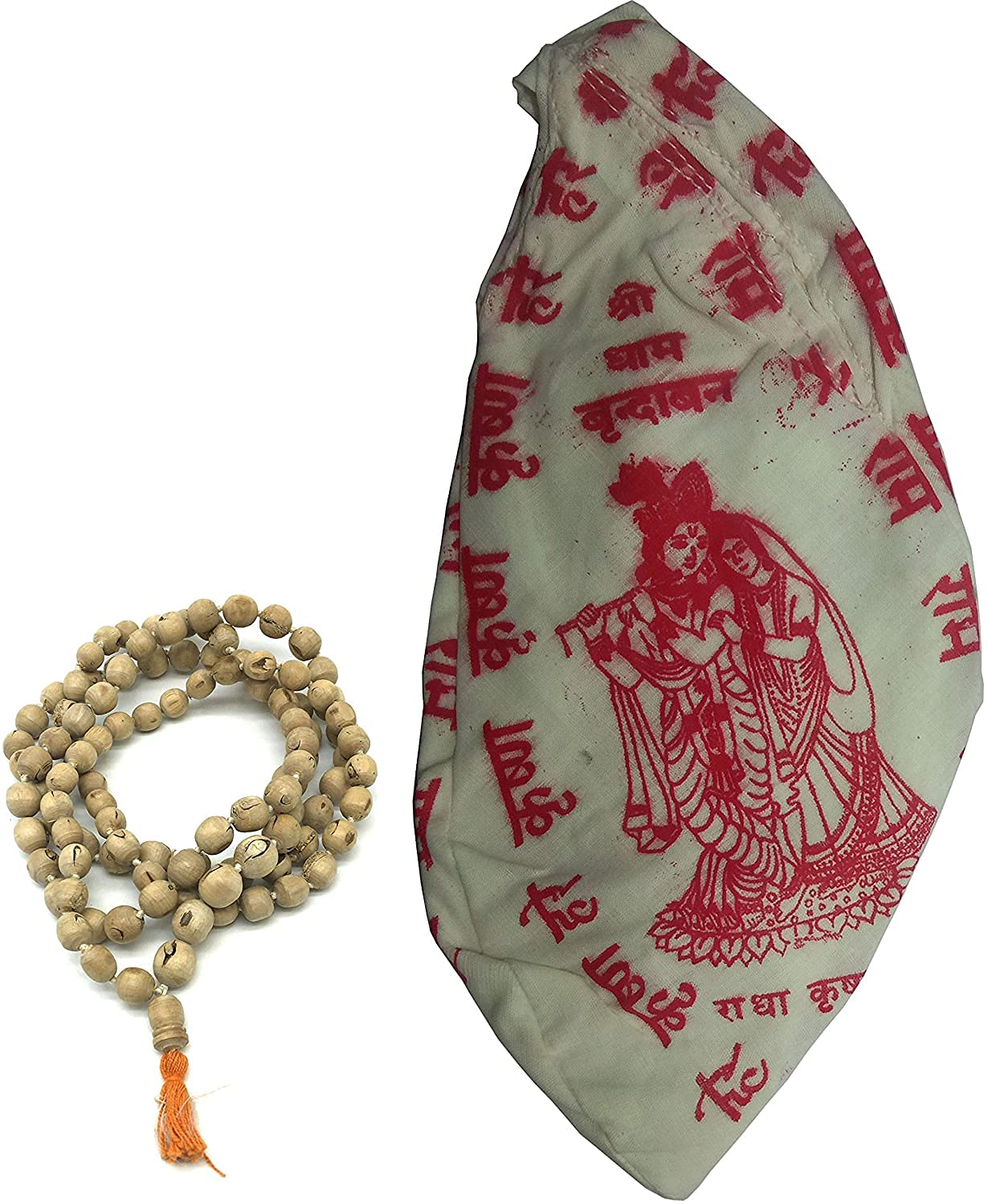Japa mala chanting bag lord Hindu| Hare Krishna Food for Chanting Tulsi Mala with Bead Bag - Mala Bag - Mala Jholi