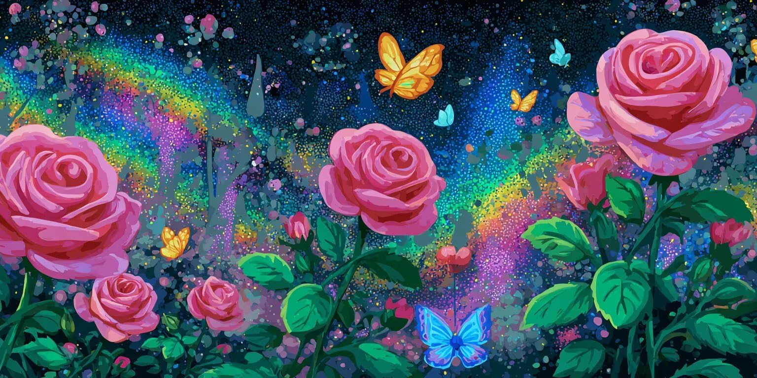 Peinture par Numéros Kit Adultes, Jardin De RêVe, 60x80cm 4JGWX-365
