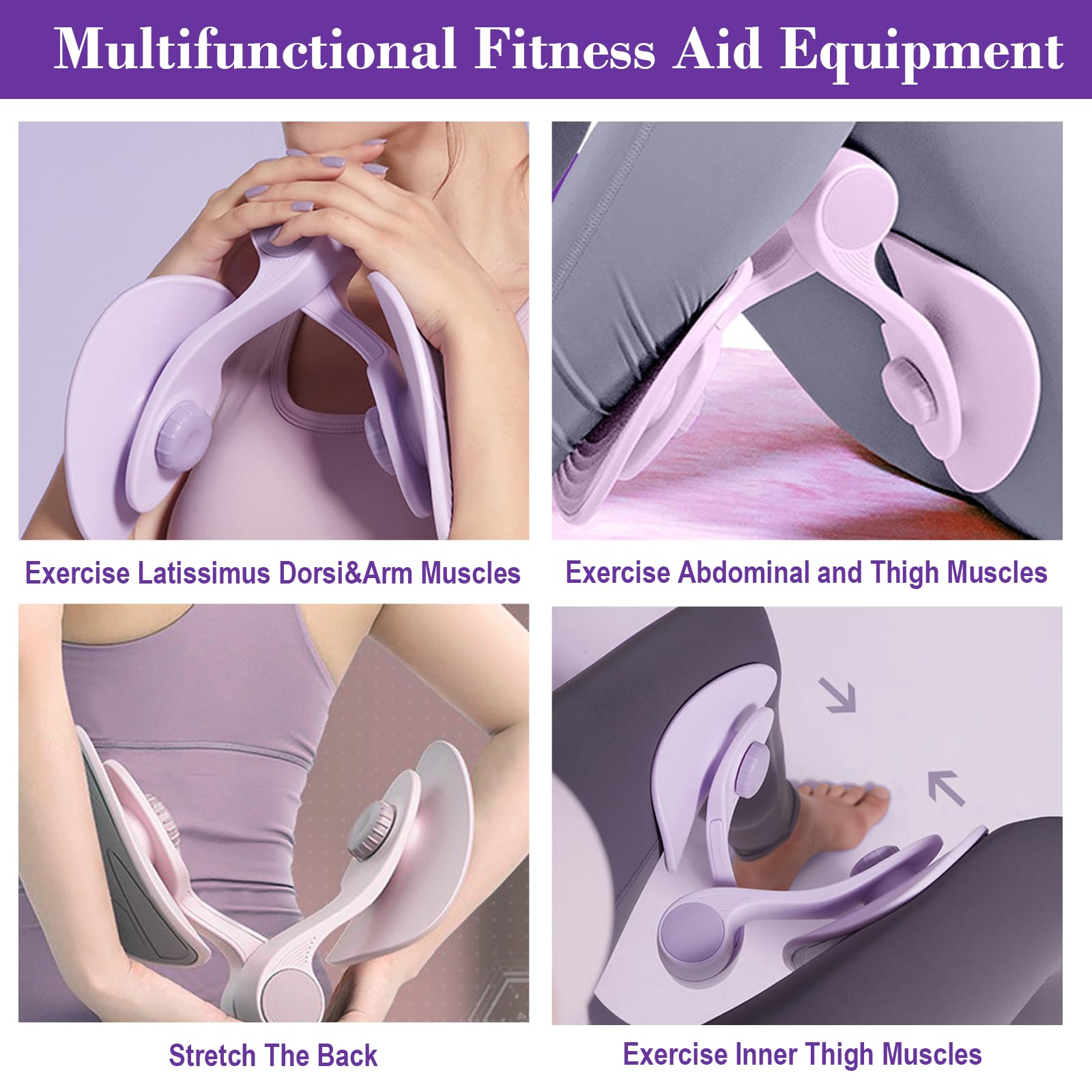 Entraîneur Musculaire Pelvien SKIKHN - Exerciceur Fessiers, Cuisses, Bras - Compteur Intégré - Compact Et Portable