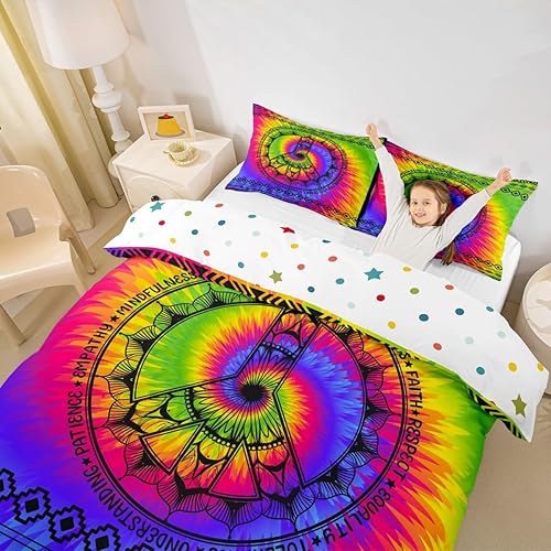 Miniatura 10 de Manfei Juego de funda de edredón con estampado 3D de lobo blanco, juego de ropa de cama de 3 piezas para decoración de habitación de niños y