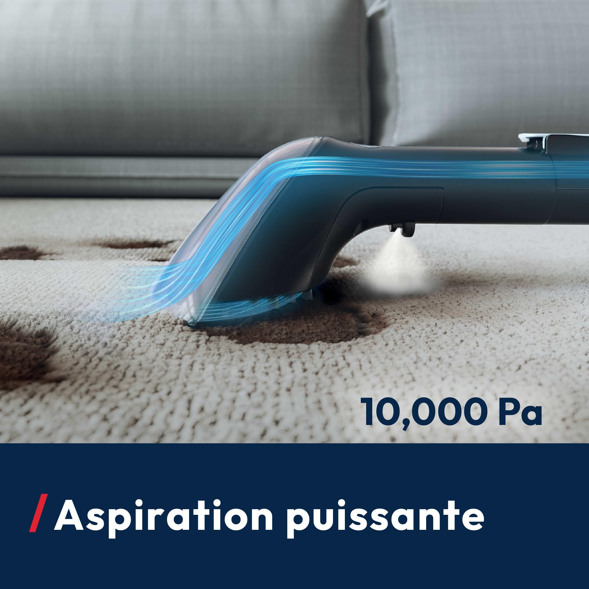 Hoover Nettoyeur Détacheur Shampouineuse Compact HS5, Puissant 400W, lave Tapis, Moquette, Canapé, Tissus, Sièges Voiture,Accessoire spécial Vitres, Double Réservoir, Idéal Animaux, HS5Z00